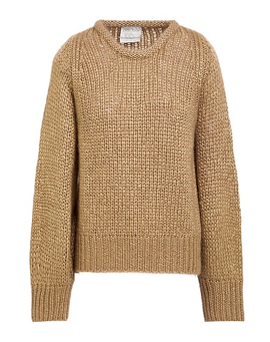 FORTE_FORTE Sweater Sand 42% Silk, 35% Mohair wool, 23% Cashmere