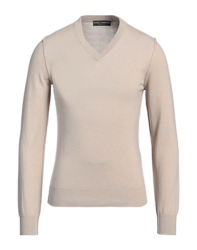 DOLCE&GABBANA Kaschmirpullover  Beige 100% Kaschmir