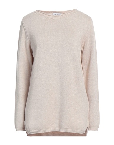 CALATURA Jumper OFF WHITE 42% Wool, 28% Viscose, 14% Polyamide, 9% Metal, 7% Cashmere