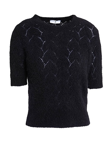 PT Torino Pullover Schwarz 38% Mohairwolle, 38% Schurwolle, 19% Polyamid, 5% Elastan