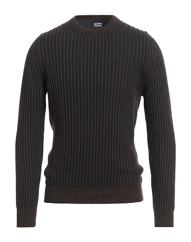 ALPHA STUDIO Pullover Testa di moro 40% Lana, 30% Viscosa, 20% Poliammide, 10% Cachemire