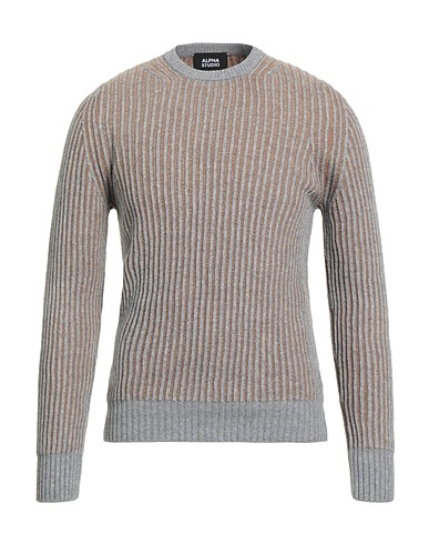 ALPHA STUDIO Pullover Grigio 40% Lana, 30% Viscosa, 20% Poliammide, 10% Cachemire