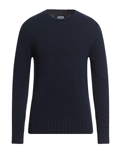 ALPHA STUDIO Jumper Midnight blue 40% Wool, 30% Viscose, 20% Polyamide, 10% Cashmere