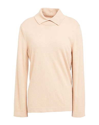 ROBERTA PUCCINI Rollkragenpullover Sand 47% Wolle, 30% Viskose, 15% Polyamid, 8% Kaschmir, Polyester