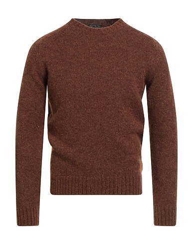 SUITE 16 Jumper Brown 60% Alpaca wool, 25% Wool, 15% Polyamide