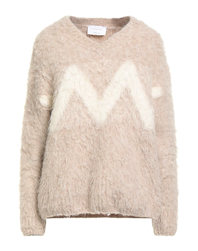 DANIELE FIESOLI Jumper COLLEZIONE N_01 Beige 87% Baby alpaca wool, 11% Polyamide, 2% Elastane