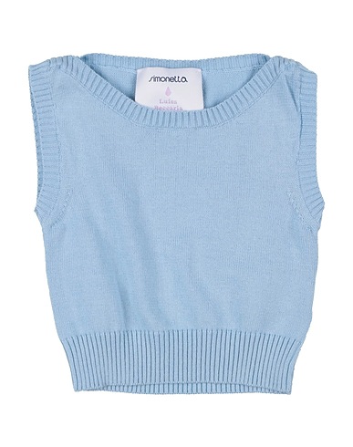 LUISA BECCARIA per SIMONETTA Jumper Sky blue 85% Cotton, 15% Cashgora