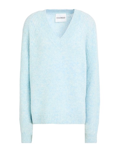 CLOSED Sweater Sky blue 41% Polyamide, 32% Alpaca wool, 27% Wool