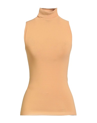 PHILOSOPHY di LORENZO SERAFINI Sleeveless sweater Sand 91% Polyamide, 9% Elastane