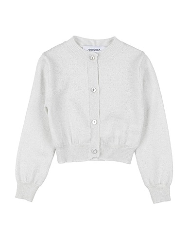 LUISA BECCARIA per SIMONETTA Cardigan Off white 74% Wool, 18% Viscose, 5% Polyamide, 3% Metallic fiber