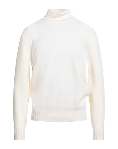 SUITE 16 Polo neck Cream 90% Super 120s Wool, 10% Cashmere