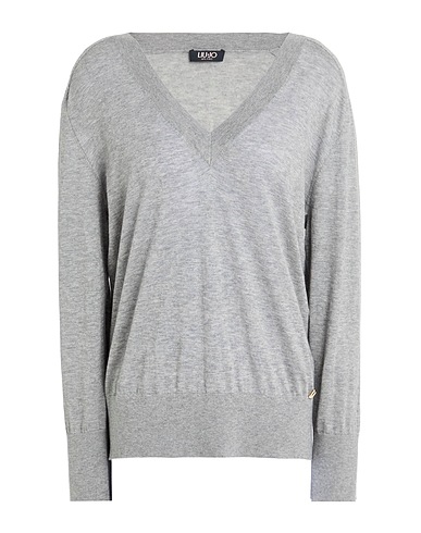 LIU •JO Jumper Grey 70% Cotton, 30% Cashmere