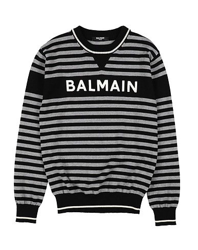 BALMAIN Sweater Black 100% Virgin Wool