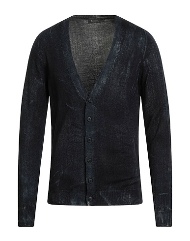 AROVESCIO Cardigan Blu notte 100% Lana Merino