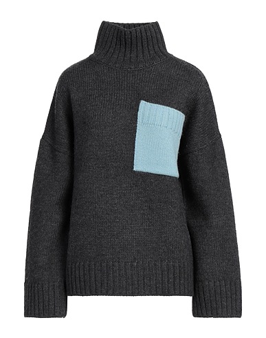 JW ANDERSON Polo neck Charcoal 47% Wool, 35% Alpaca wool, 18% Acrylic