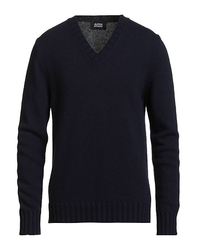 ALPHA STUDIO Pullover Nachtblau 40% Wolle, 30% Viskose, 20% Polyamid, 10% Kaschmir