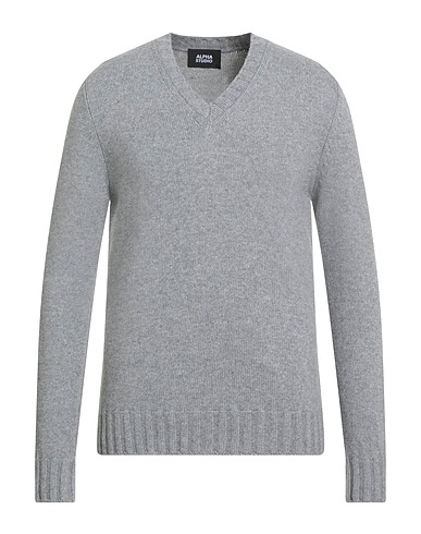 ALPHA STUDIO Jumper Grey 40% Wool, 30% Viscose, 20% Polyamide, 10% Cashmere