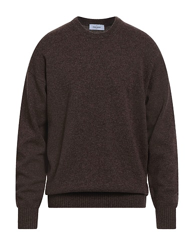 GRAN SASSO Jumper Dark brown 100% Virgin Wool