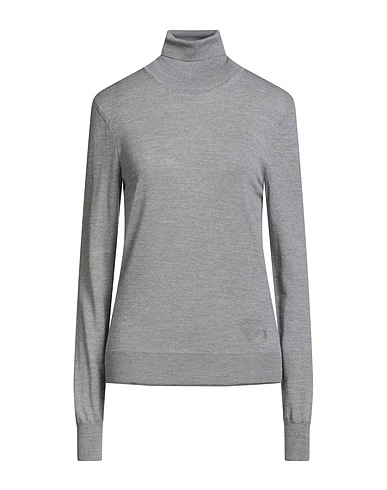 SAINT LAURENT Rollkragenpullover Grau 100% Wolle, Polyester