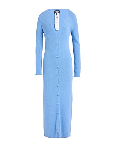 EMPORIO ARMANI Cardigan Light blue 52% Polyamide, 38% Viscose, 10% Cashmere