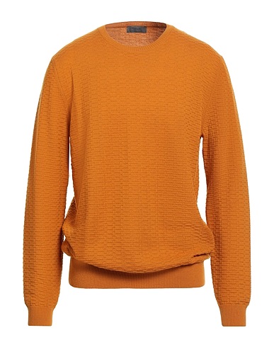 FERRANTE Jumper Mustard 100% Merino Wool