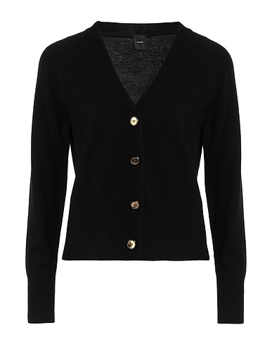 PINKO Cardigan Black 70% Wool, 30% Cashmere, Polyester