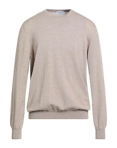 GRAN SASSO Jumper Taupe 100% Virgin Wool, Polyurethane, Polyester