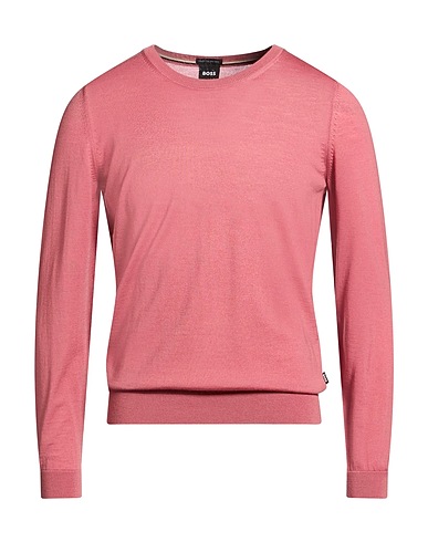 BOSS Pullover Rosa antico 100% Lana Vergine
