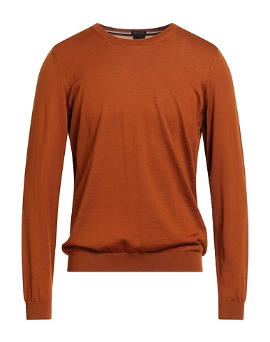 BOSS Pullover Braun 100% Schurwolle