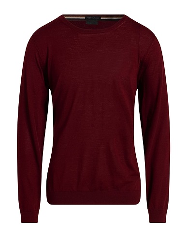 BOSS Jumper Burgundy 100% Virgin Wool