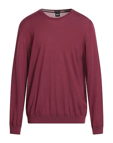 BOSS Jumper Plum 100% Virgin Wool