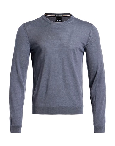 BOSS Jumper Grey 100% Virgin Wool
