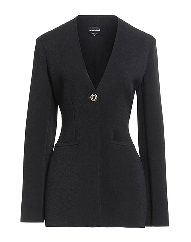 GIORGIO ARMANI Blazer Black 78% Viscose, 16% Polyester, 4% Polyamide, 2% Elastane