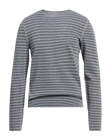 HANNES ROETHER Jumper Grey 100% Virgin Wool