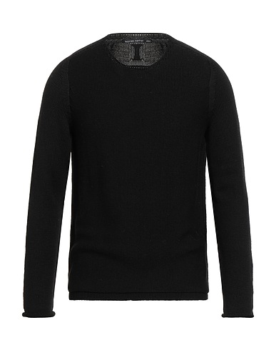HANNES ROETHER Jumper Black 100% Virgin Wool