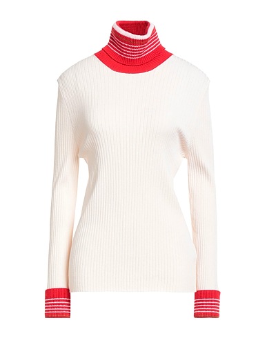 BEATRICE .B Polo neck Ivory 65% Viscose, 29% Polyester, 6% Wool