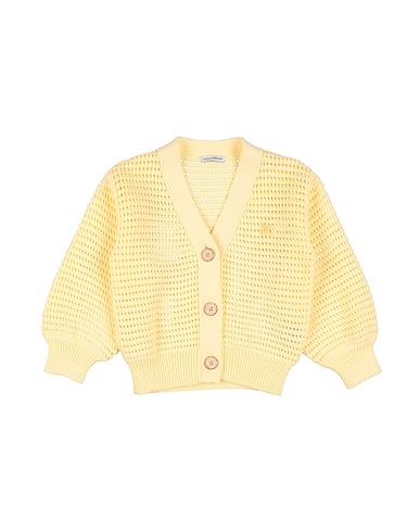 DOLCE&GABBANA Strickjacke Gelb 100% Baumwolle, Viskose