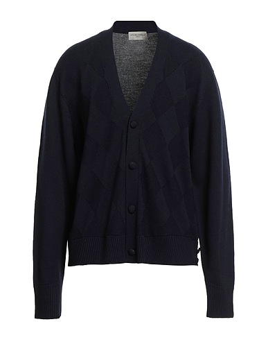 OFFICINE GÉNÉRALE Cardigan Blu notte 100% Lana Merino