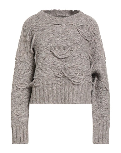 ISABEL BENENATO Pullover Tortora 68% Lana di alpaca, 22% Poliammide, 10% Lana