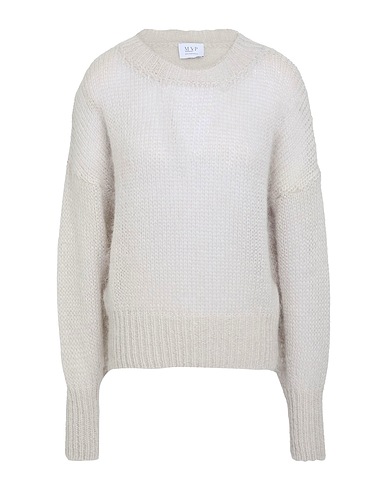 MVP WARDROBE Sweater Light grey 50% Superkid mohair, 32% Polyamide, 18% Merino Wool