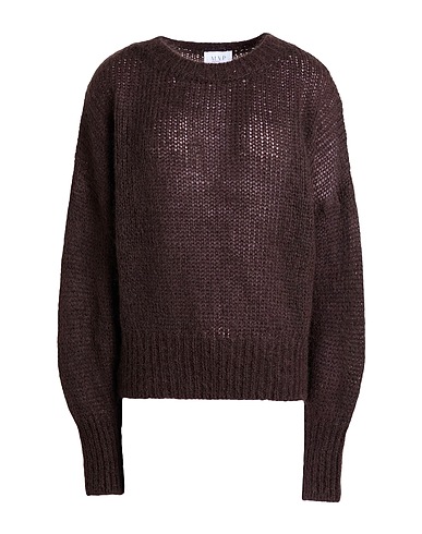MVP WARDROBE Jumper Dark brown 50% Superkid mohair, 32% Polyamide, 18% Merino Wool