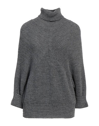 RUE•8ISQUIT Rollkragenpullover Braungrau 70% Acryl, 15% Wolle, 10% Viskose, 5% Alpakawolle