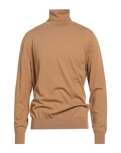 AT.P.CO Polo neck Camel 100% Merino Wool