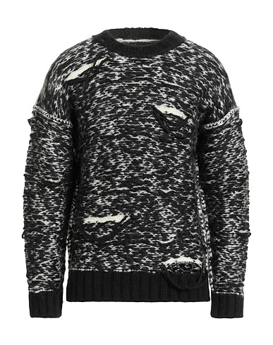 ISABEL BENENATO Pullover Noir 68% Laine d'alpaga, 22% Polyamide, 10% Laine