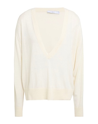 IRO Pullover Avorio 55% Seta, 45% Lana
