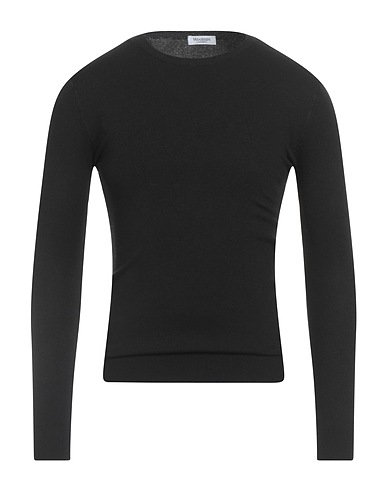 WOOLMIRE Pullover Nero Lana, Cotone, Viscosa, Cachemire