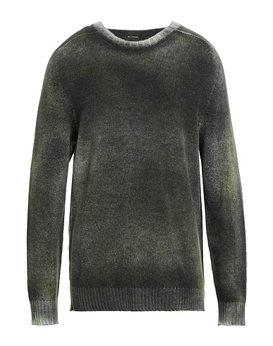 AROVESCIO Pullover Verde scuro 90% Lana, 10% Cachemire