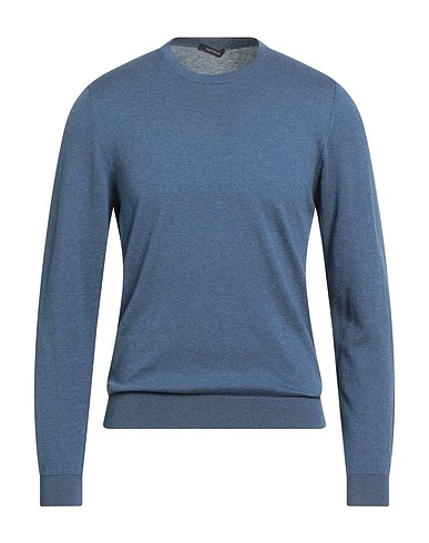 BELLWOOD Jumper Slate blue 55% Silk, 45% Cotton