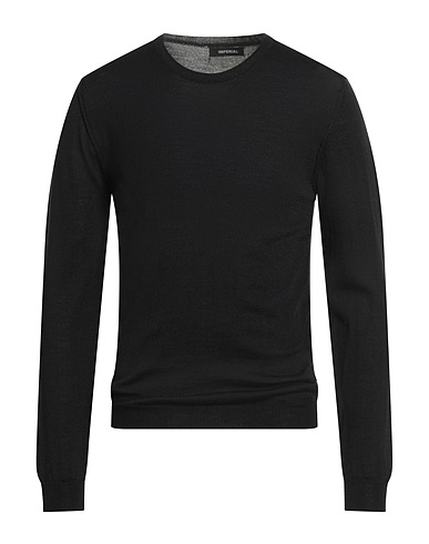 IMPERIAL Sweater Black 50% Virgin Wool, 50% Polyacrylic