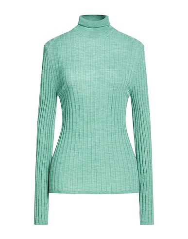 ALYSI Turtleneck CHOCOLAT VERDE CHIARO 50% Wool, 50% Acrylic